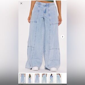 Fashion Nova Light Wash Soft Jeans